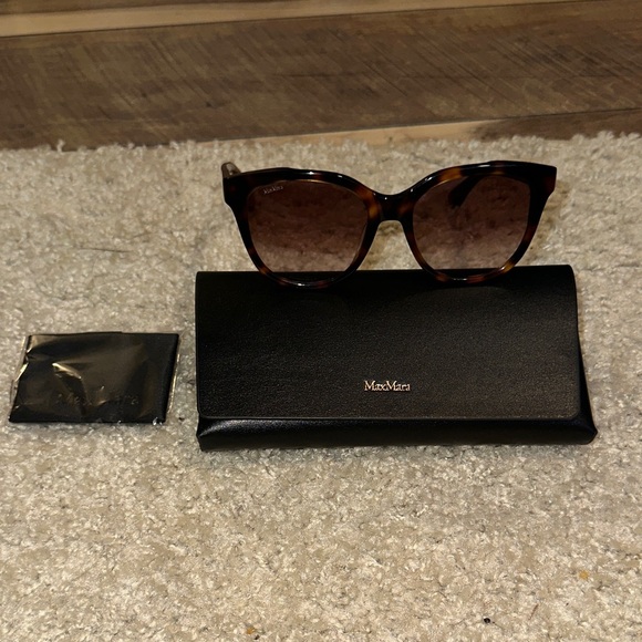 MaxMara Brown Tortoise Sunglasses